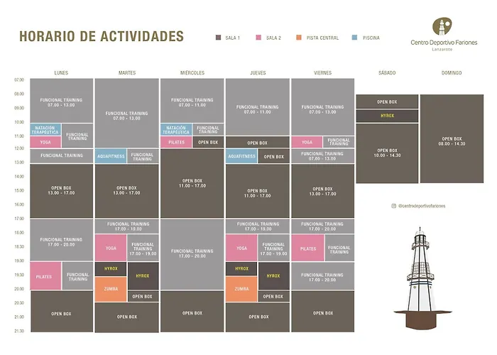 Hébergement de vacances Volcano - Pool And Gym In Sport Center Fariones Included By Lanzarote Puerto del Carmen (Lanzarote)